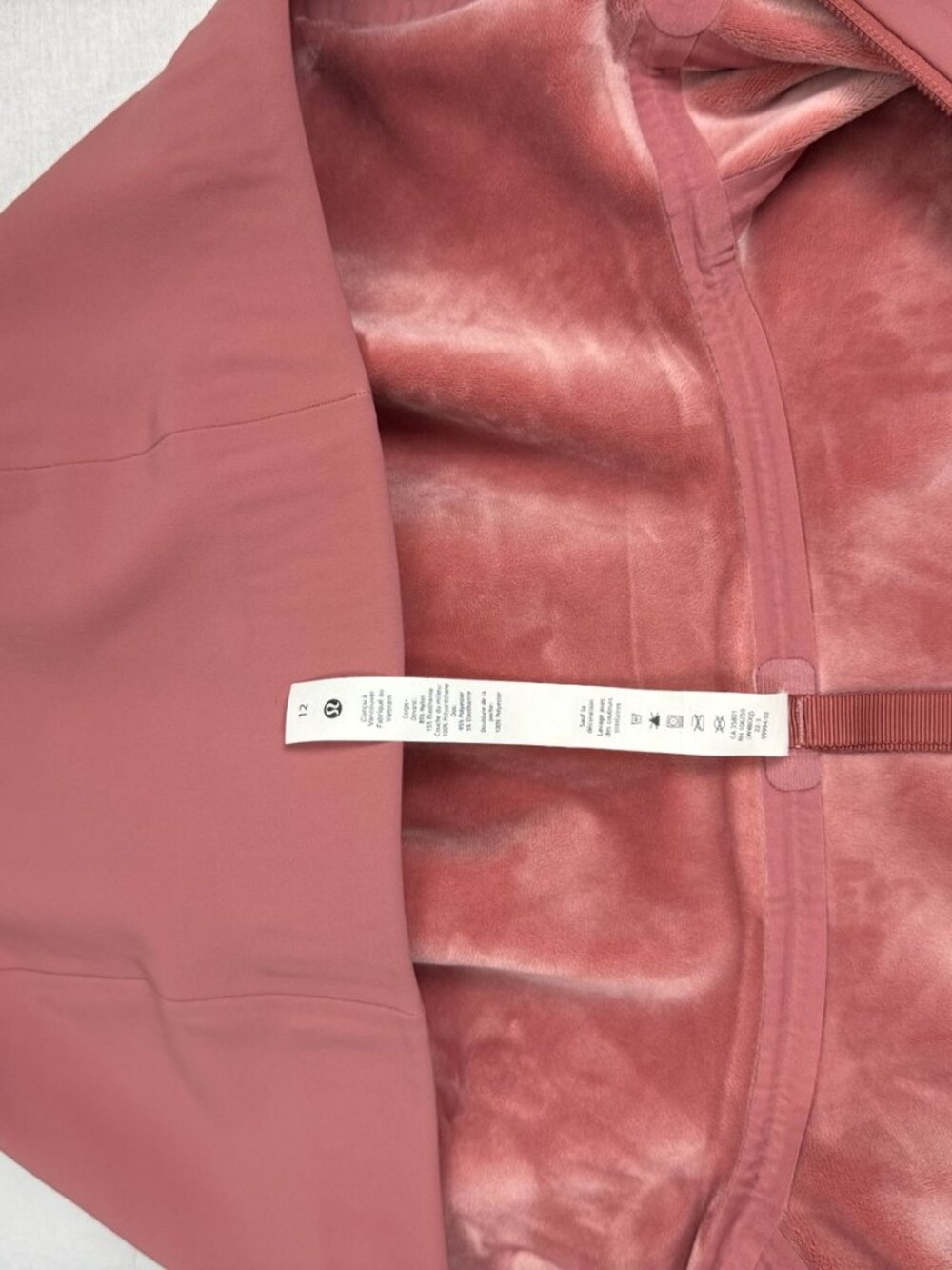 lululemon RepelShell Rain Jacket Pink Size 12 - Picture 10 of 10